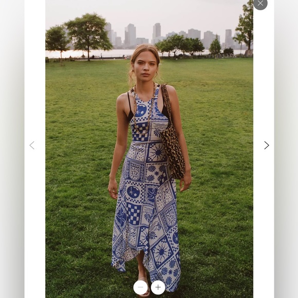 NWT UO Ecote Janet Strappy Back Midi Dress - Picture 5 of 15